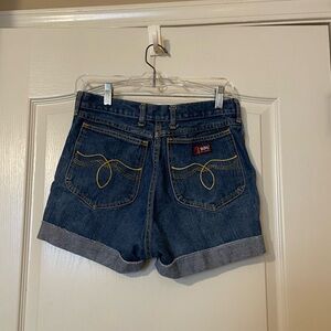 Vintage 90s NIKS Jean Roll Cuff  Shorts Women’s Size 28* Retro Rodeo Western USA